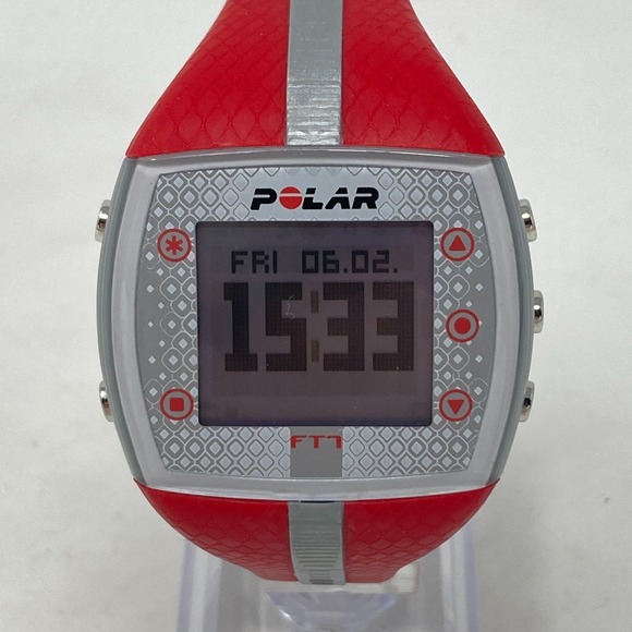 Polar Accessories - Polar FT7 Digital Watch Women 38mm Heart Rate Monitor Red Date New Battery 8"